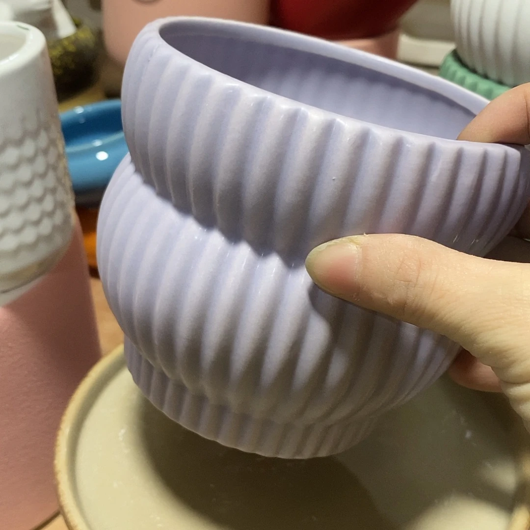 杯子陶盆有孔 瑕疵介意勿拍