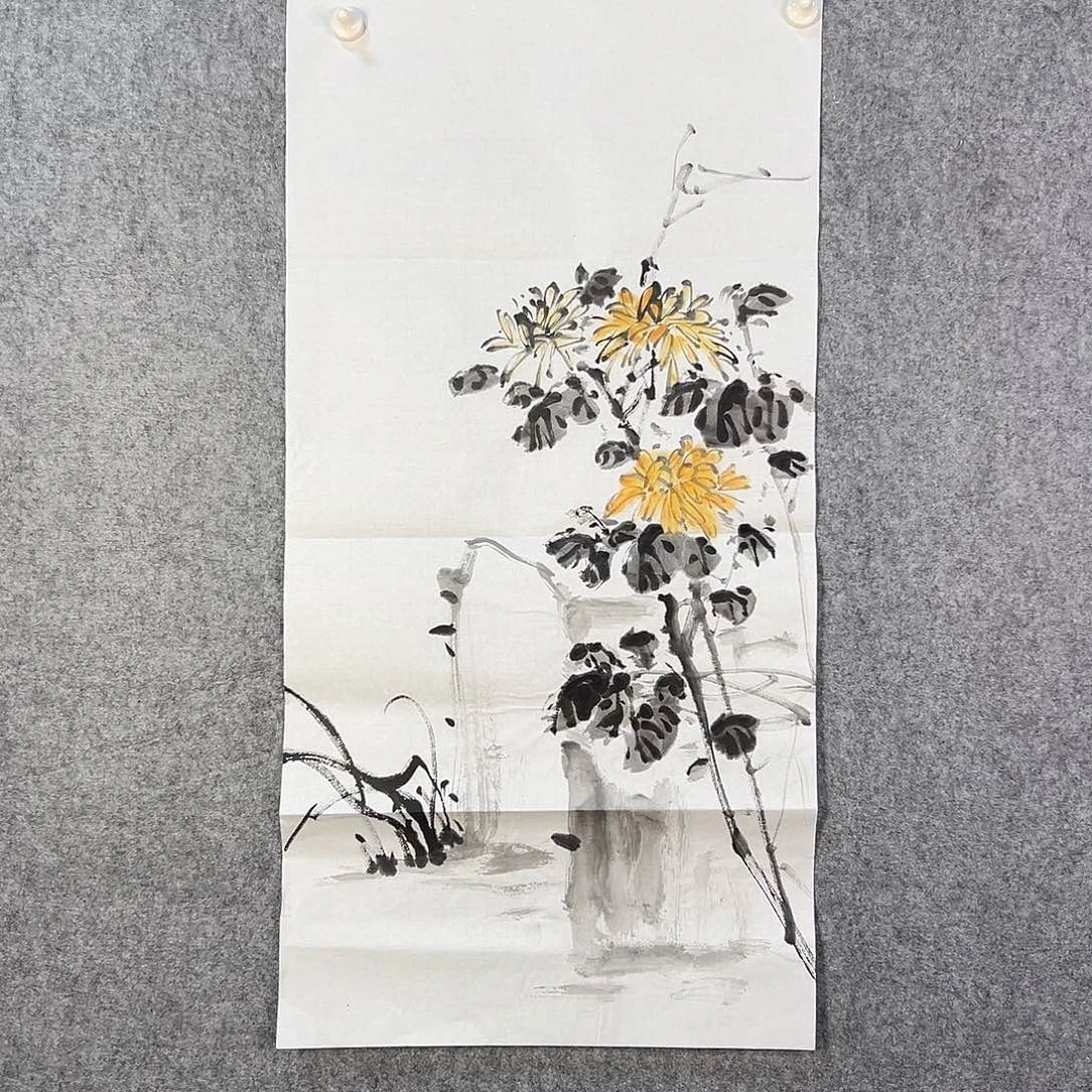 国画208 花鸟在此鸣叫的声此起彼伏中也