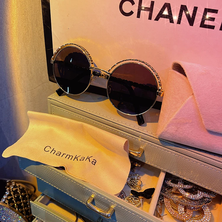 87011个性太阳镜女新款时尚墨镜