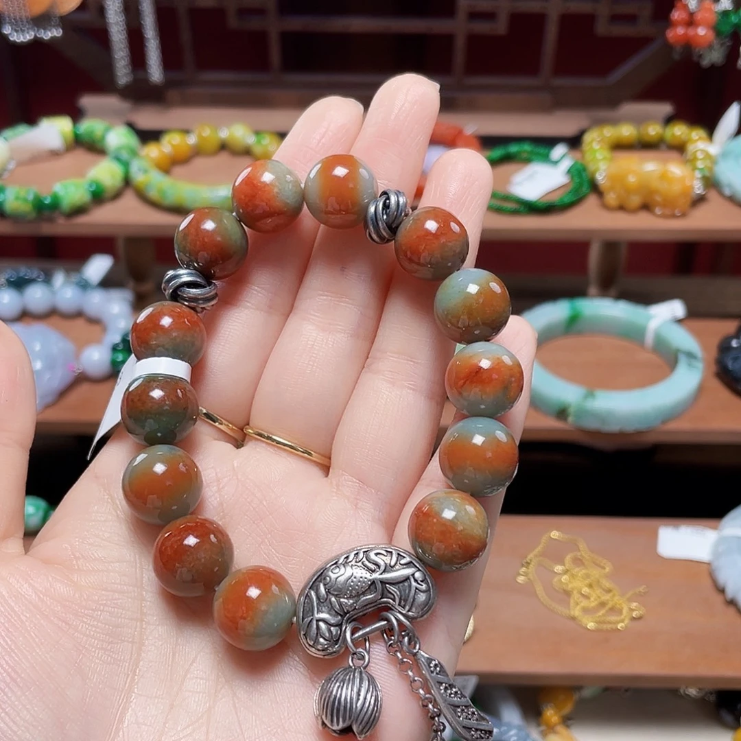爱****翡翠未镶嵌手链饰品