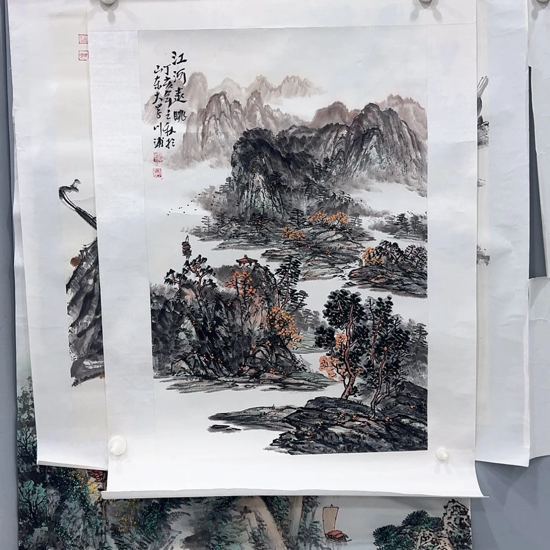 国画国画作品多次入选