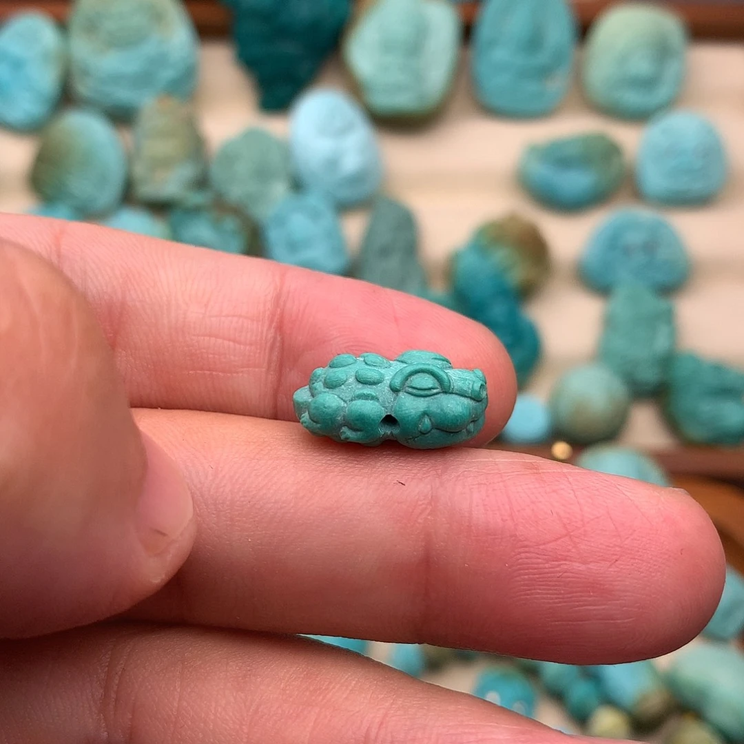 绿松石未镶嵌吊坠(不含链)s**_