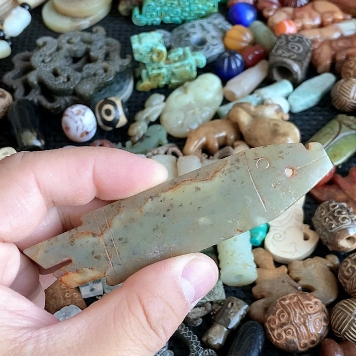 和田玉未镶嵌颈饰48