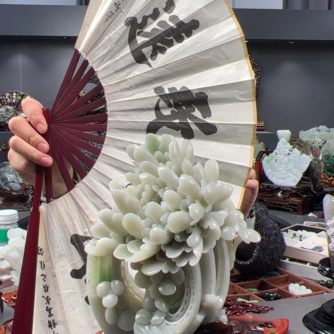 和田玉未镶嵌摆件