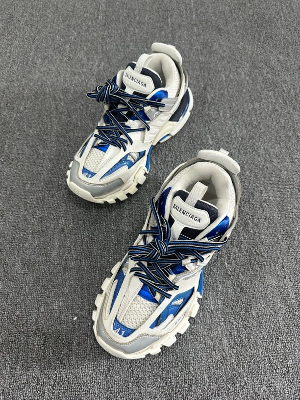 99新 Balenciaga/巴黎世家 track 白蓝 老爹鞋 41