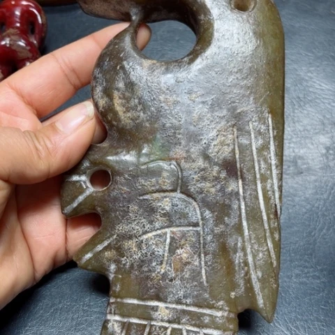 吊坠白玉菩提把件