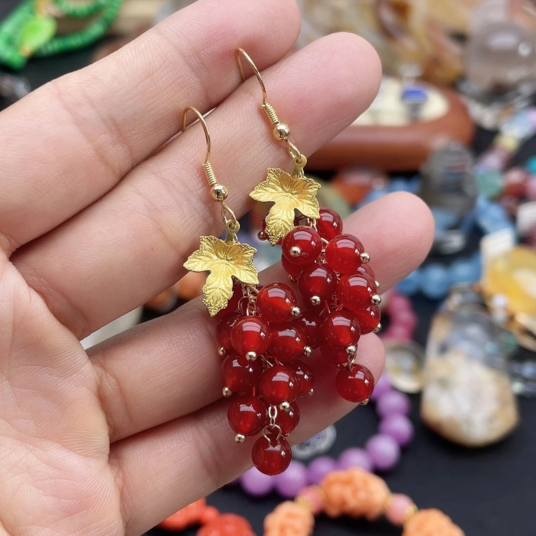 银S925镶嵌烟晶手链