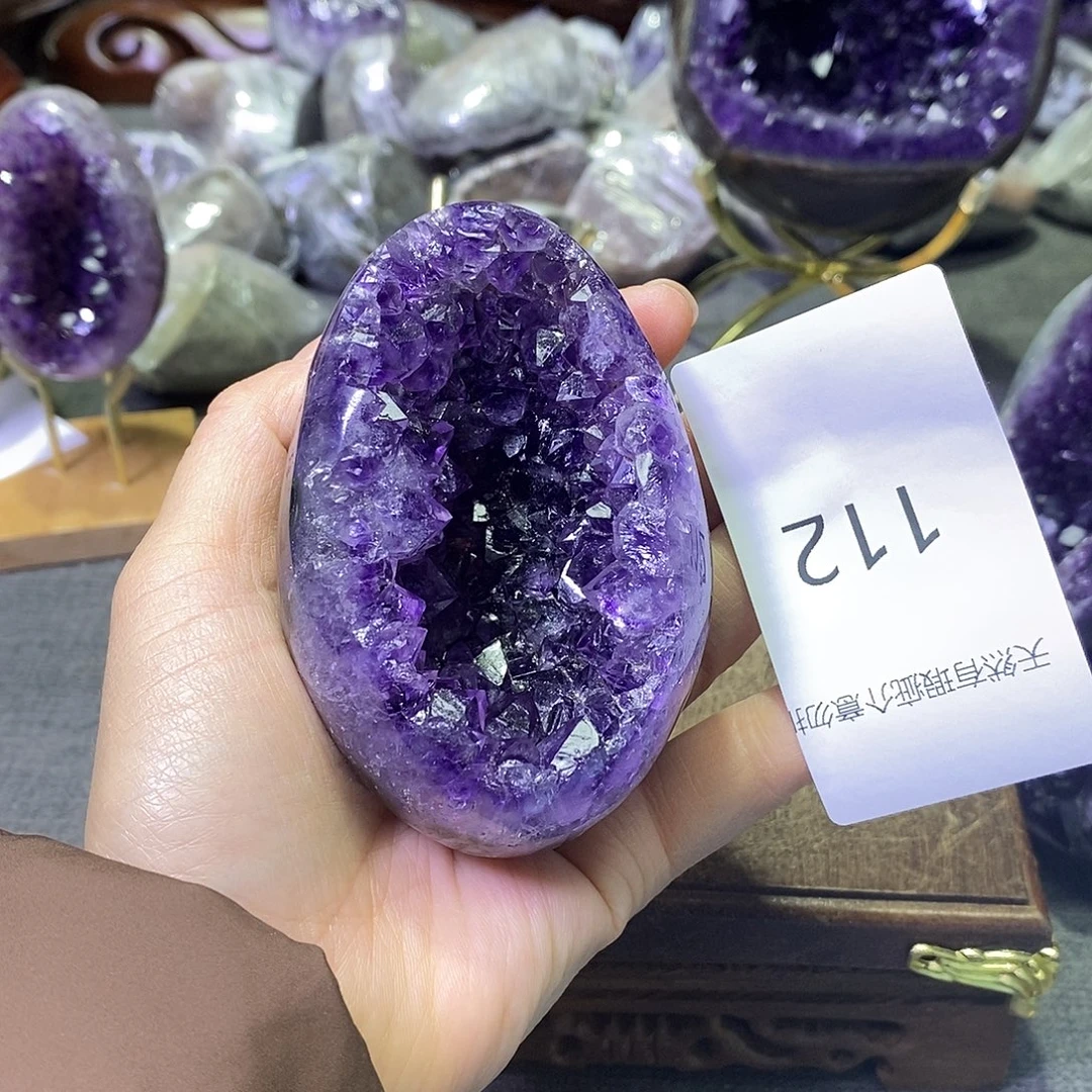 珠宝半成品紫晶未镶嵌