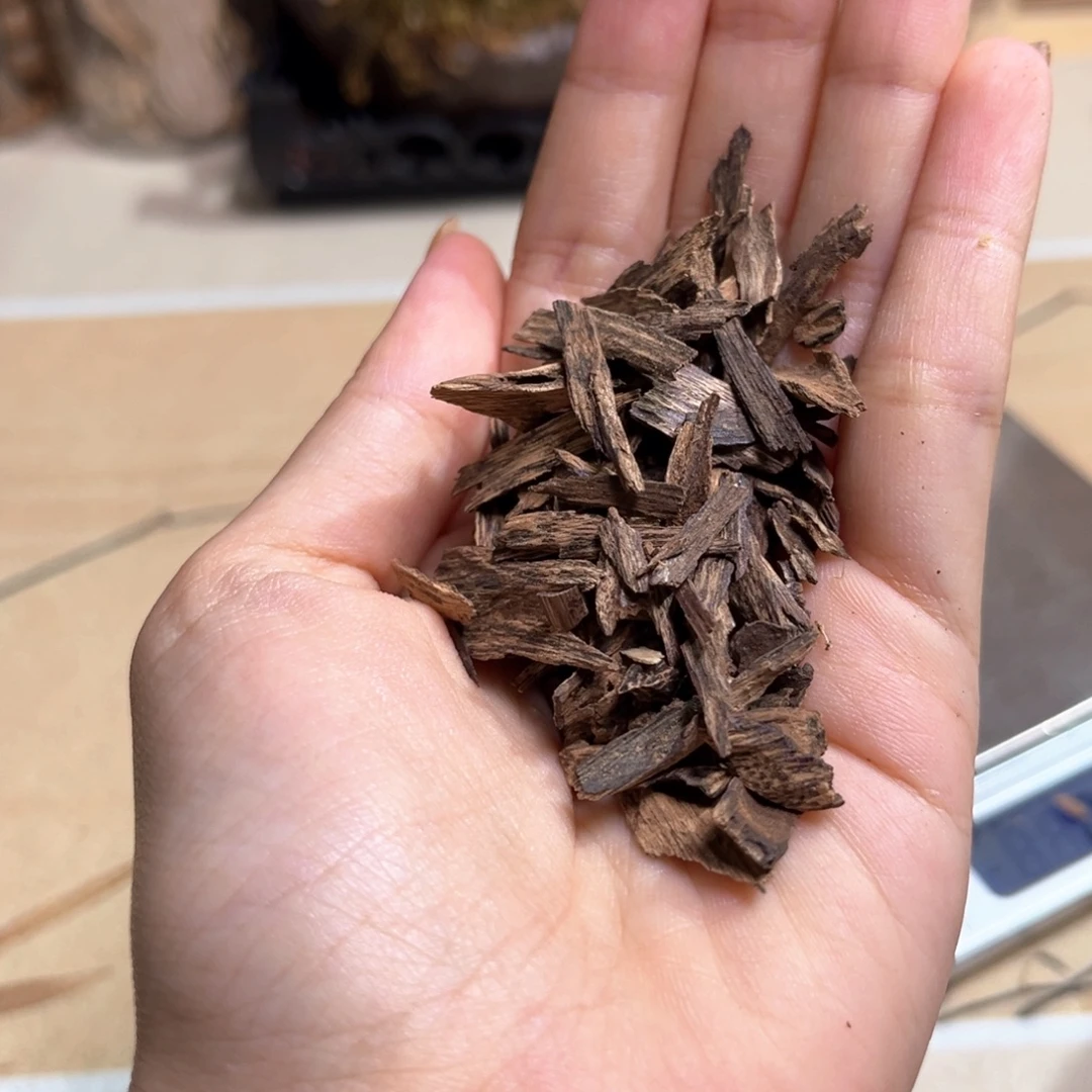 香榧木海南大山老房梁碎料5克部分沉水