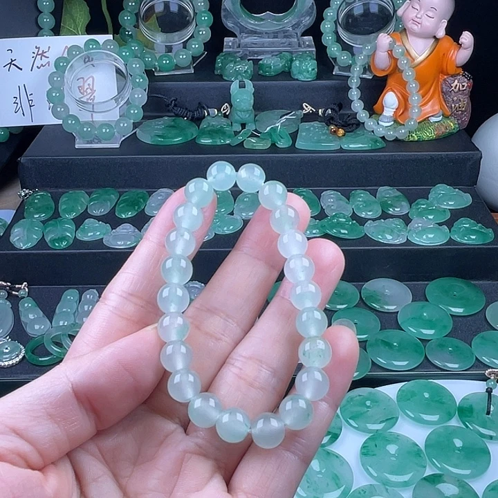 石英质玉未镶嵌手串