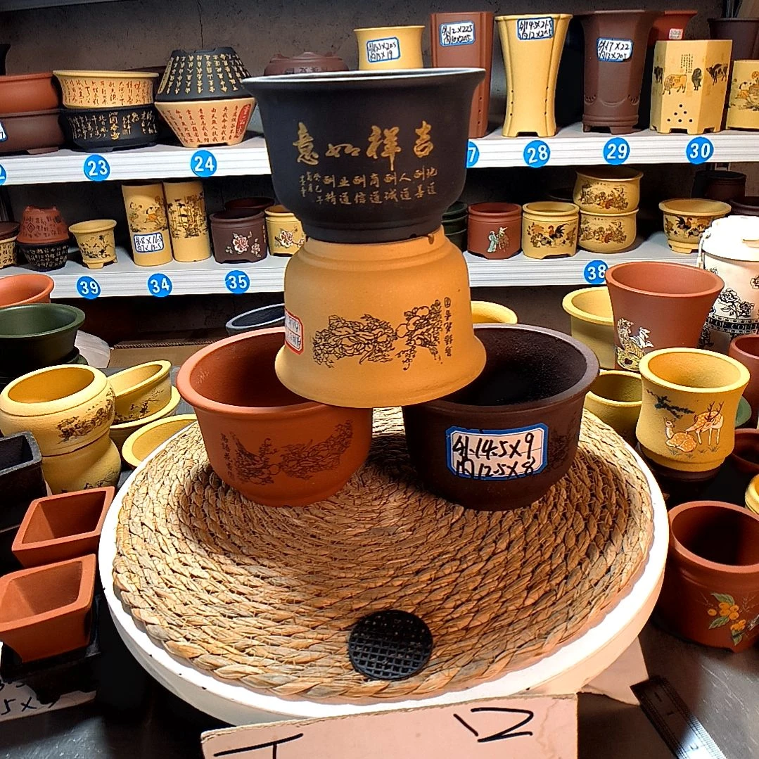 宜兴紫砂紫砂花盆