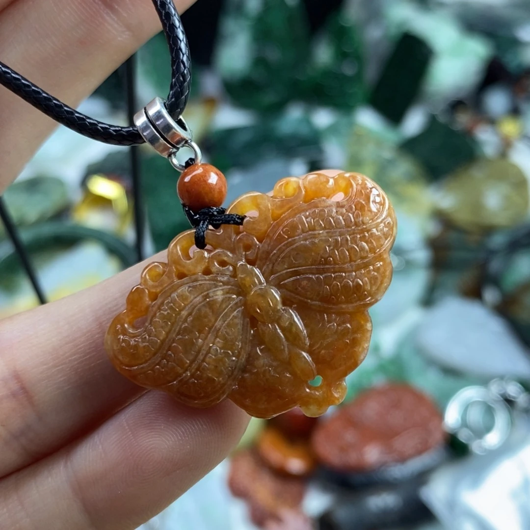 翡翠颈饰未镶嵌吊坠