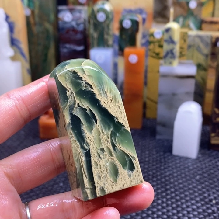 云南石曹*明青田石印章石