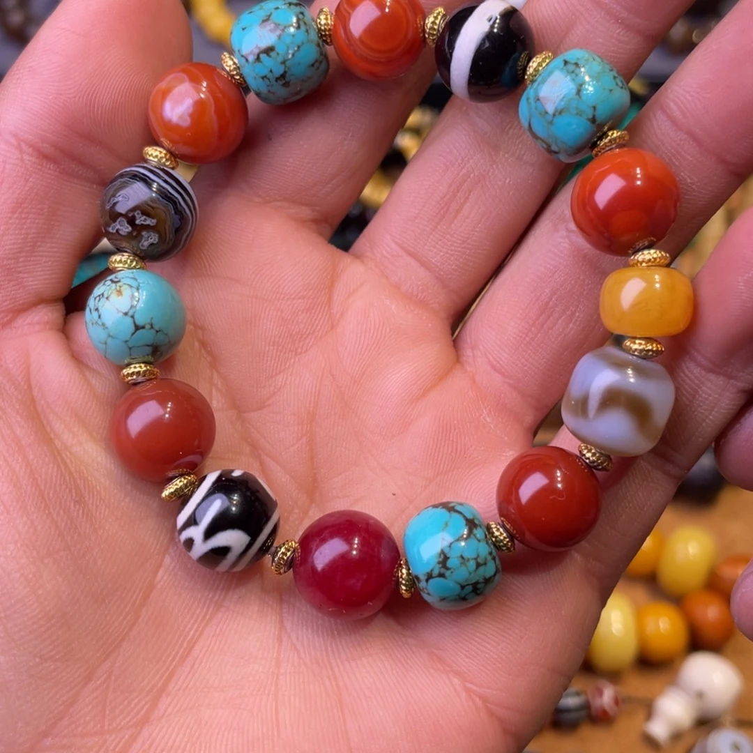 碧玺（处理）多宝尺寸12+漂亮哦