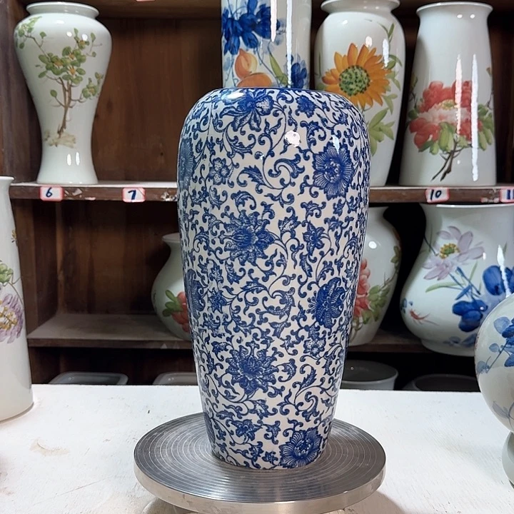 瓶大萝卜青花子连新款请陶瓷