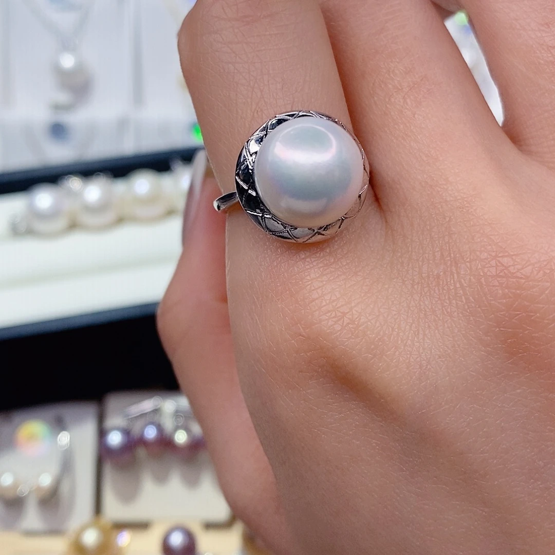 未镶嵌戒指淡水珍珠