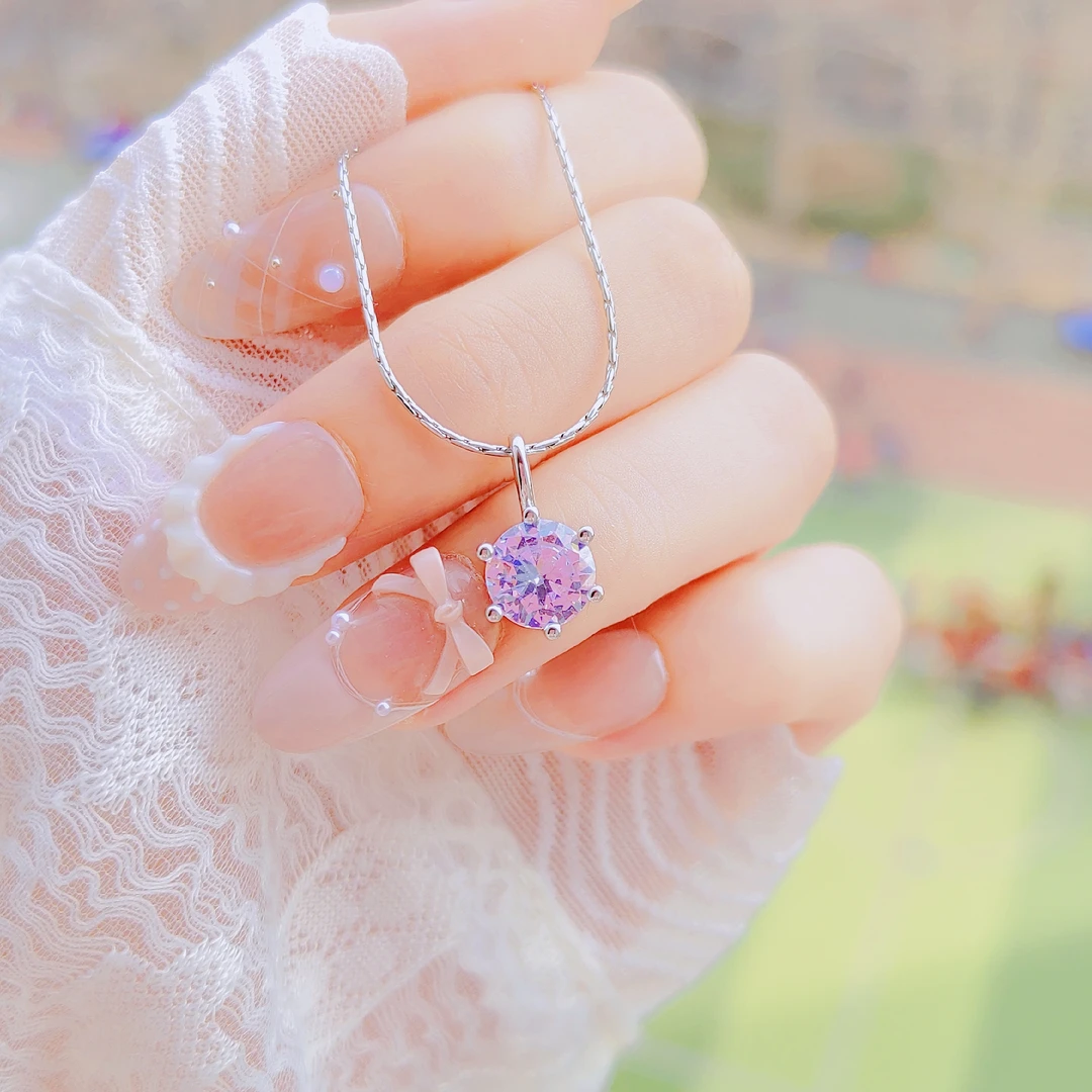 钛钢项链 百搭时尚轻奢气质简约坠链小众精致甜美钛钢锁骨项链