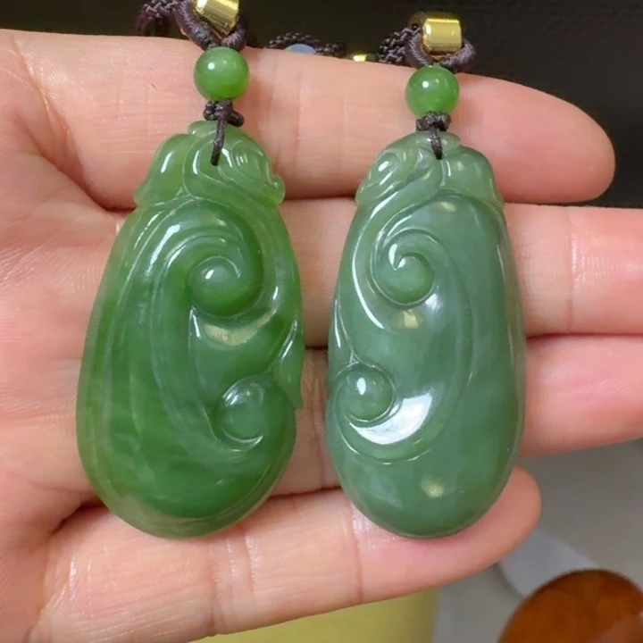 和田玉未镶嵌颈饰大如意多样性发其一