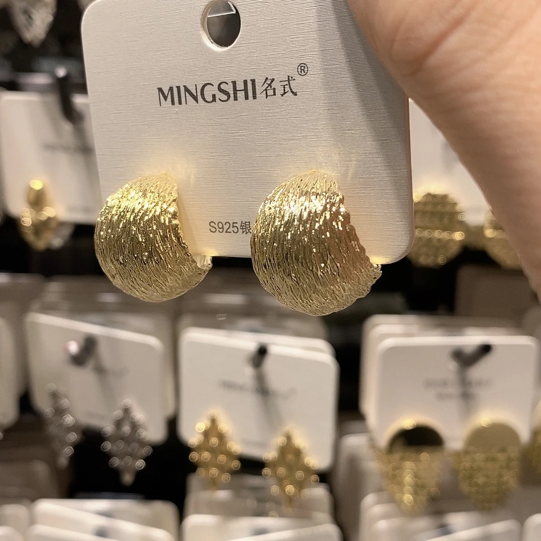铜合金925银无燕盏金色