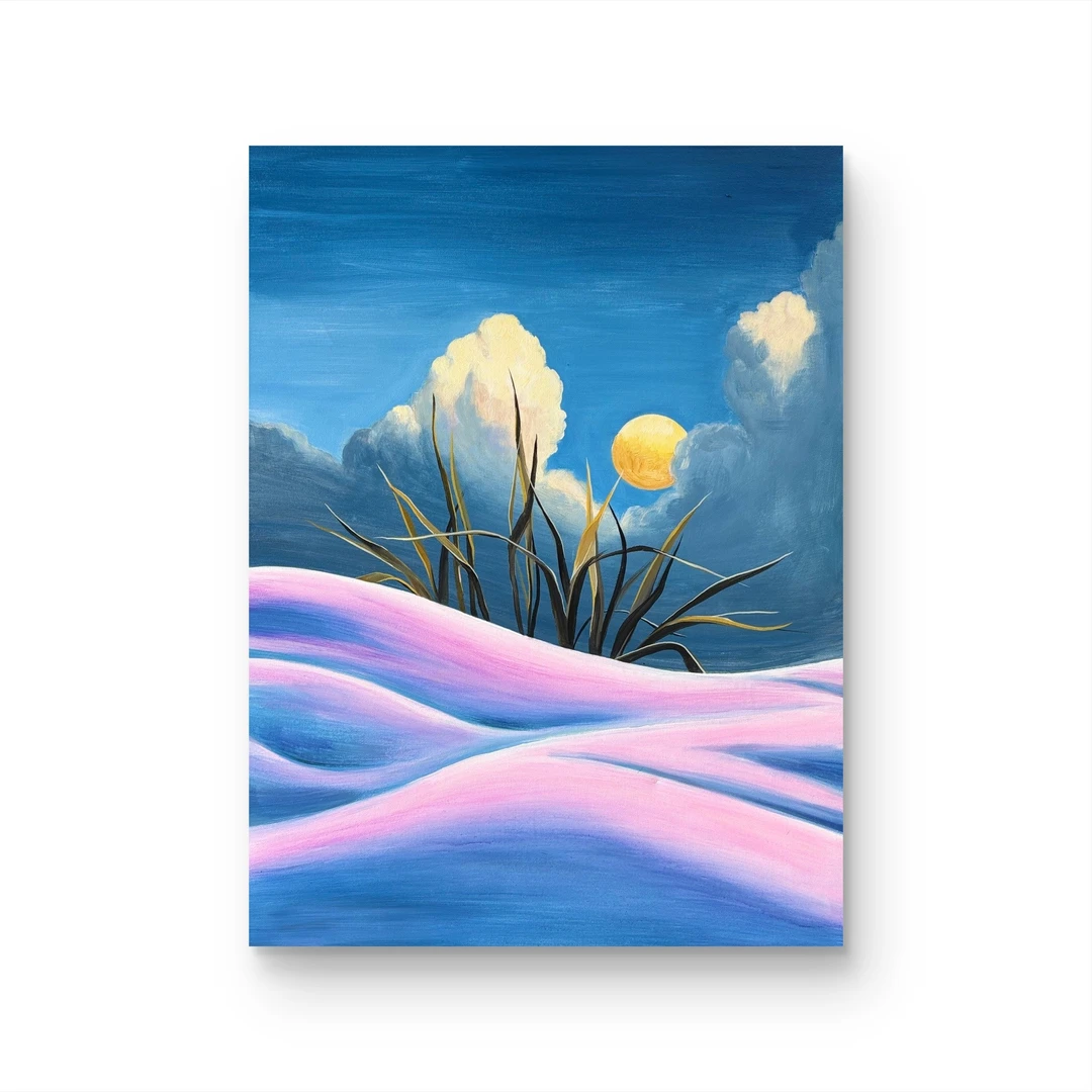 【月悠悠】孤品 “75*100” No.451 纯手绘挂画
