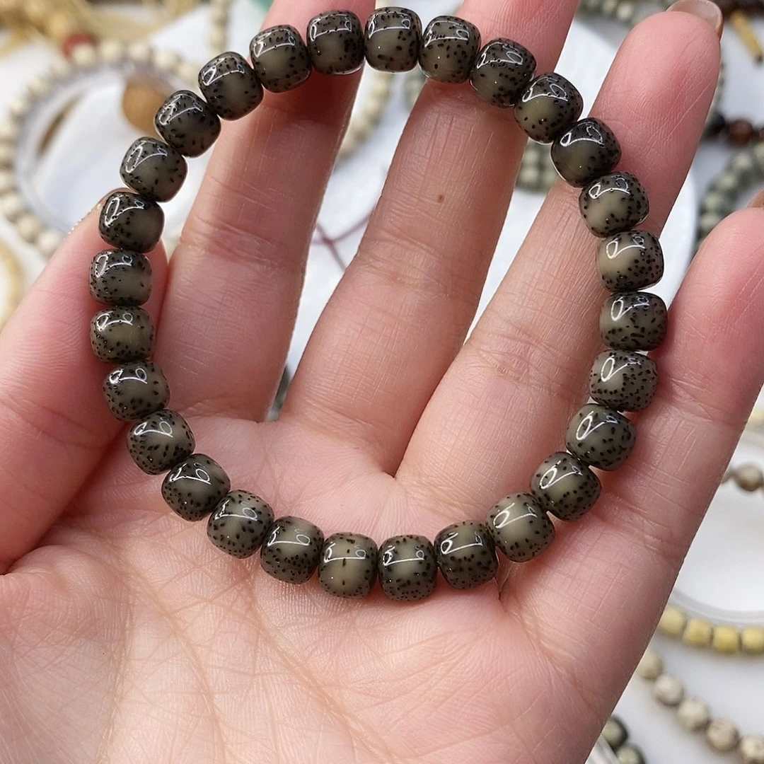 星月菩提手串瓜****r卡8黑冰侧留白05号