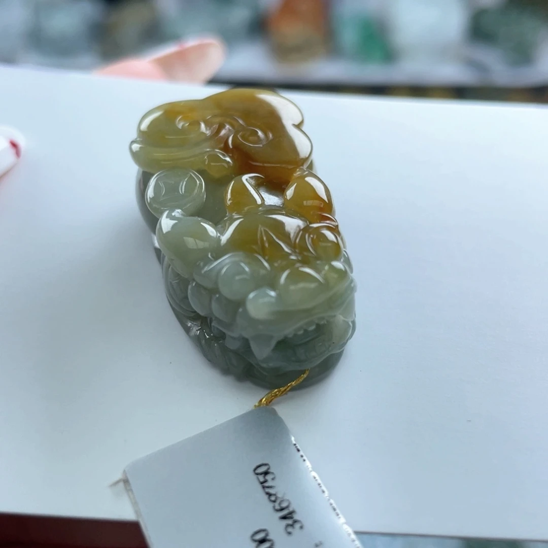 颈饰未镶嵌翡翠貔貅44