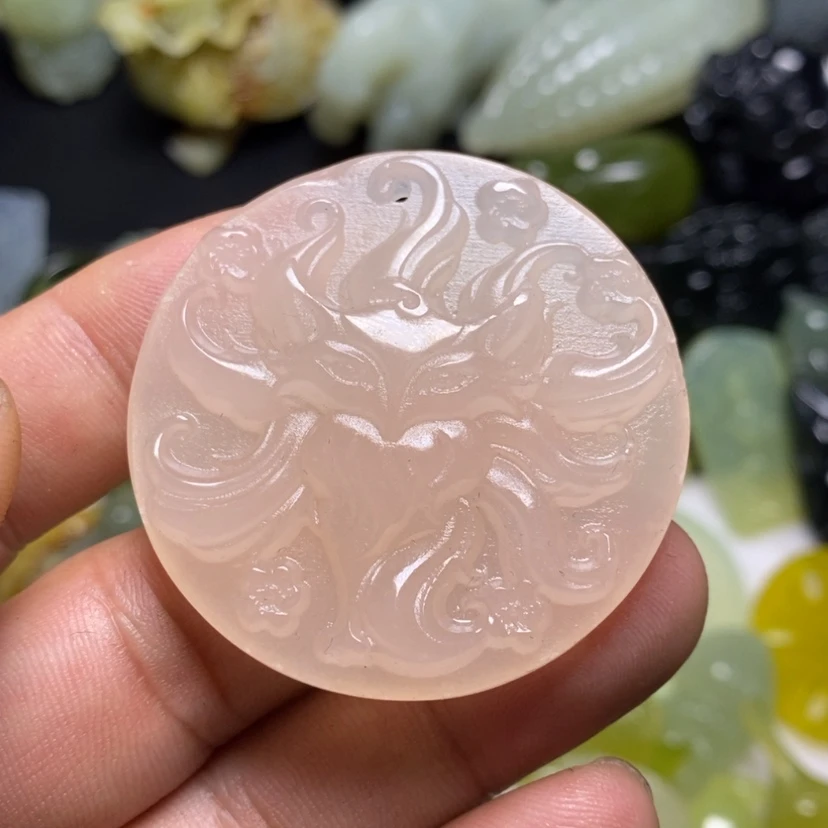 【闪购商品】蛇纹石玉颈饰未镶嵌天*
