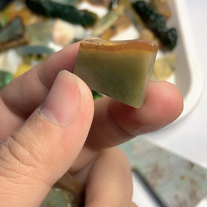 五***哥翡翠散珠天然翡翠A货挂件