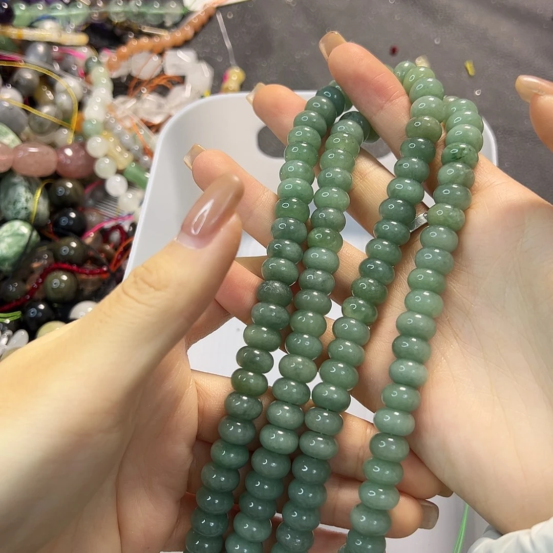 玛瑙/玉髓散珠东陵玉大算盘卡10