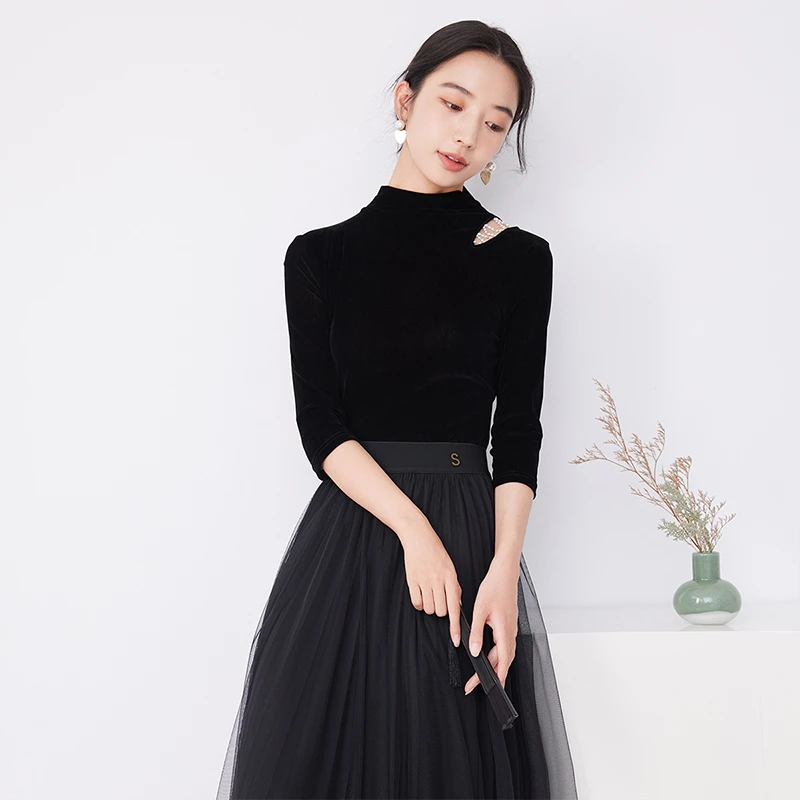 【直播专享】X4001020 T恤 香影休闲百搭时尚显瘦春新款T恤