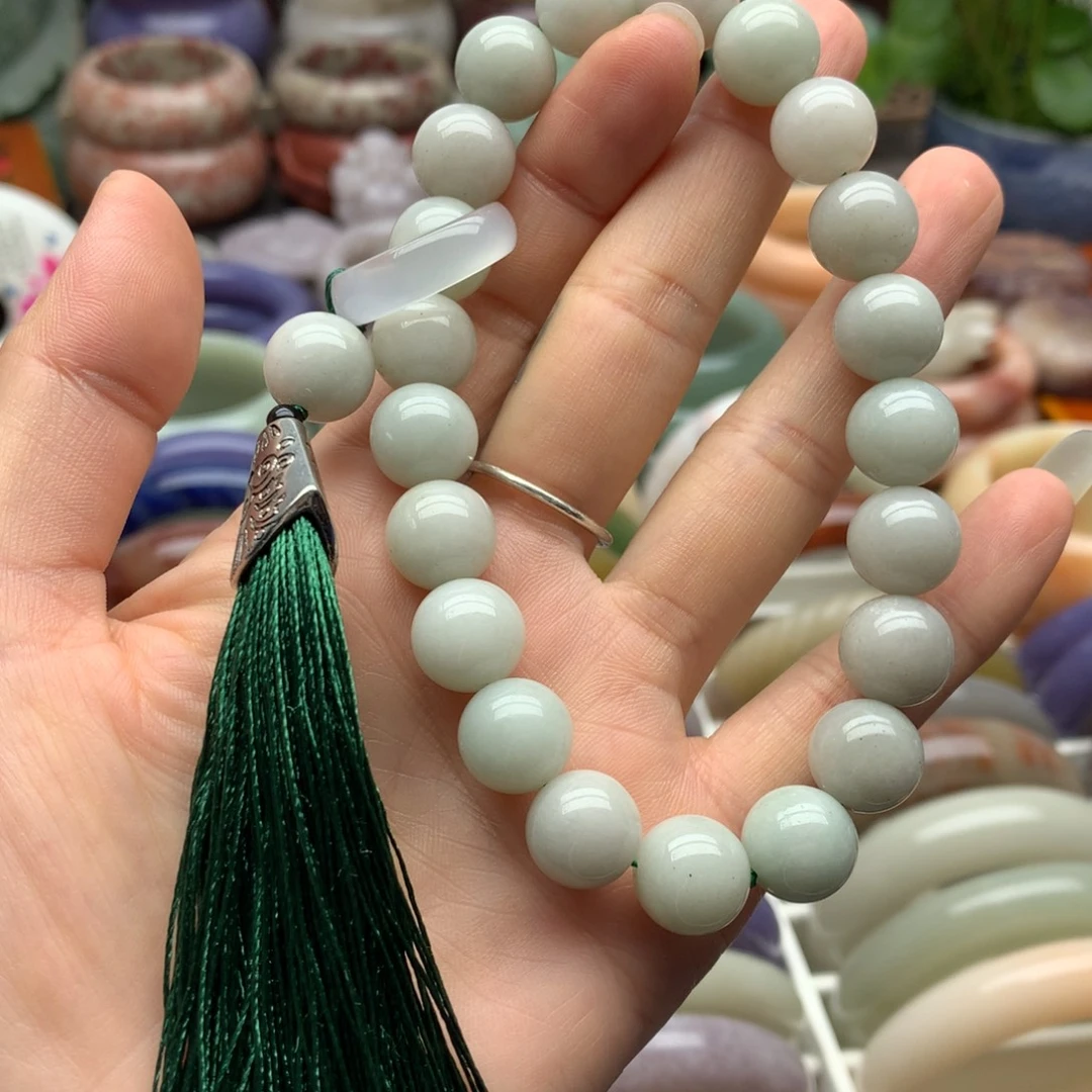 未镶嵌手镯石英岩玉手持卡12