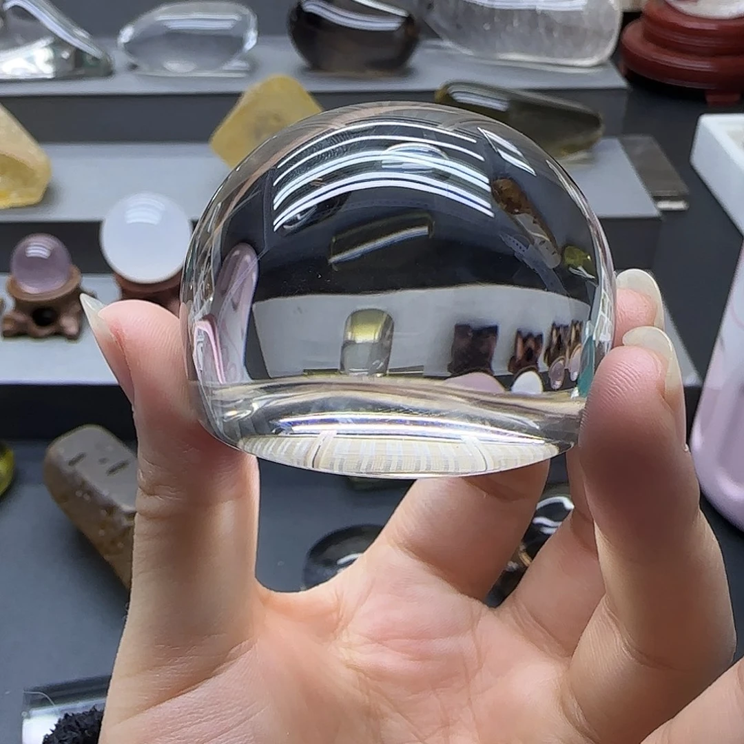 水晶天然摆件未镶嵌松*