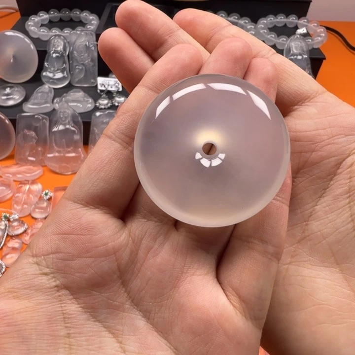 ༄***࿐石英质玉未镶嵌颈饰