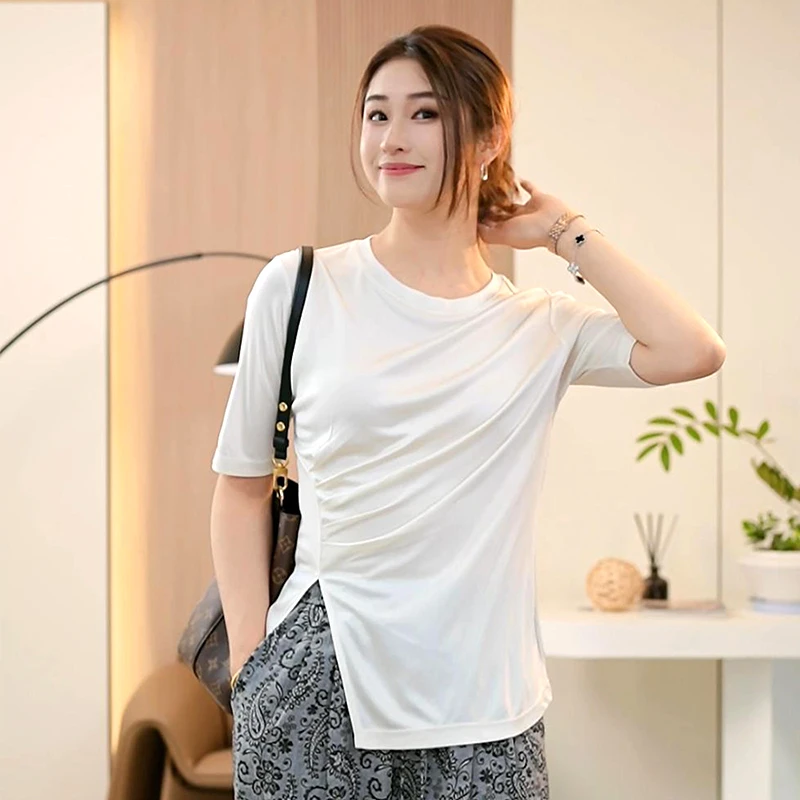 MINGSIKA/名斯卡 新款T恤#5AM507-25-058