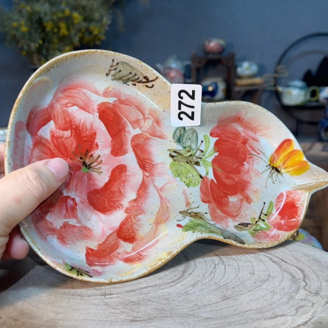 杯素浅陶瓷手手绘图