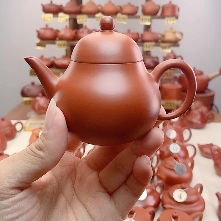 茶壶紫砂大梨壶140