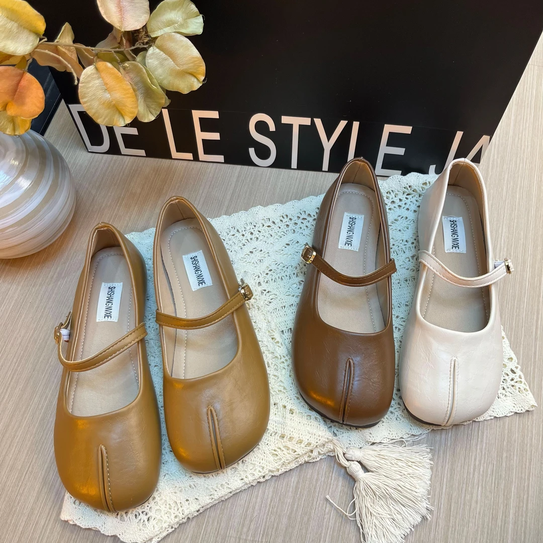 豆豆鞋单鞋假分指薄款方头平底浅口韩版温柔晚晚鞋夏季百搭软底