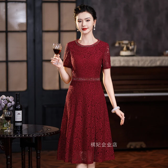 喜婆婆婚宴装2025新款夏季女方婚礼妈妈礼服晚装高贵年轻平时可穿