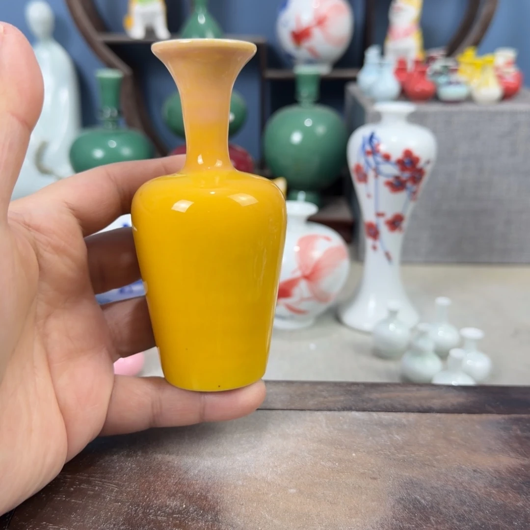 陶瓷手工小花器摆件