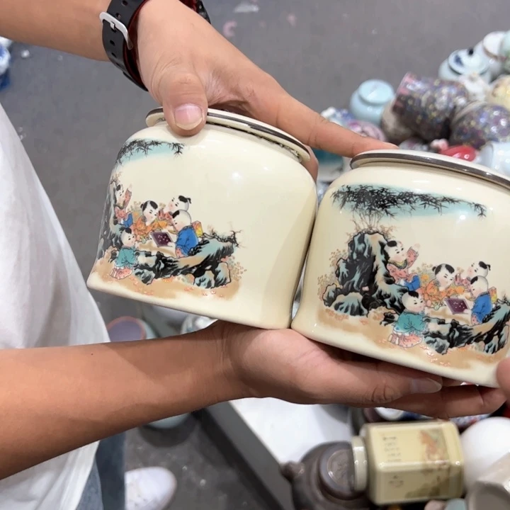 瑕疵福利品陶瓷茶叶罐