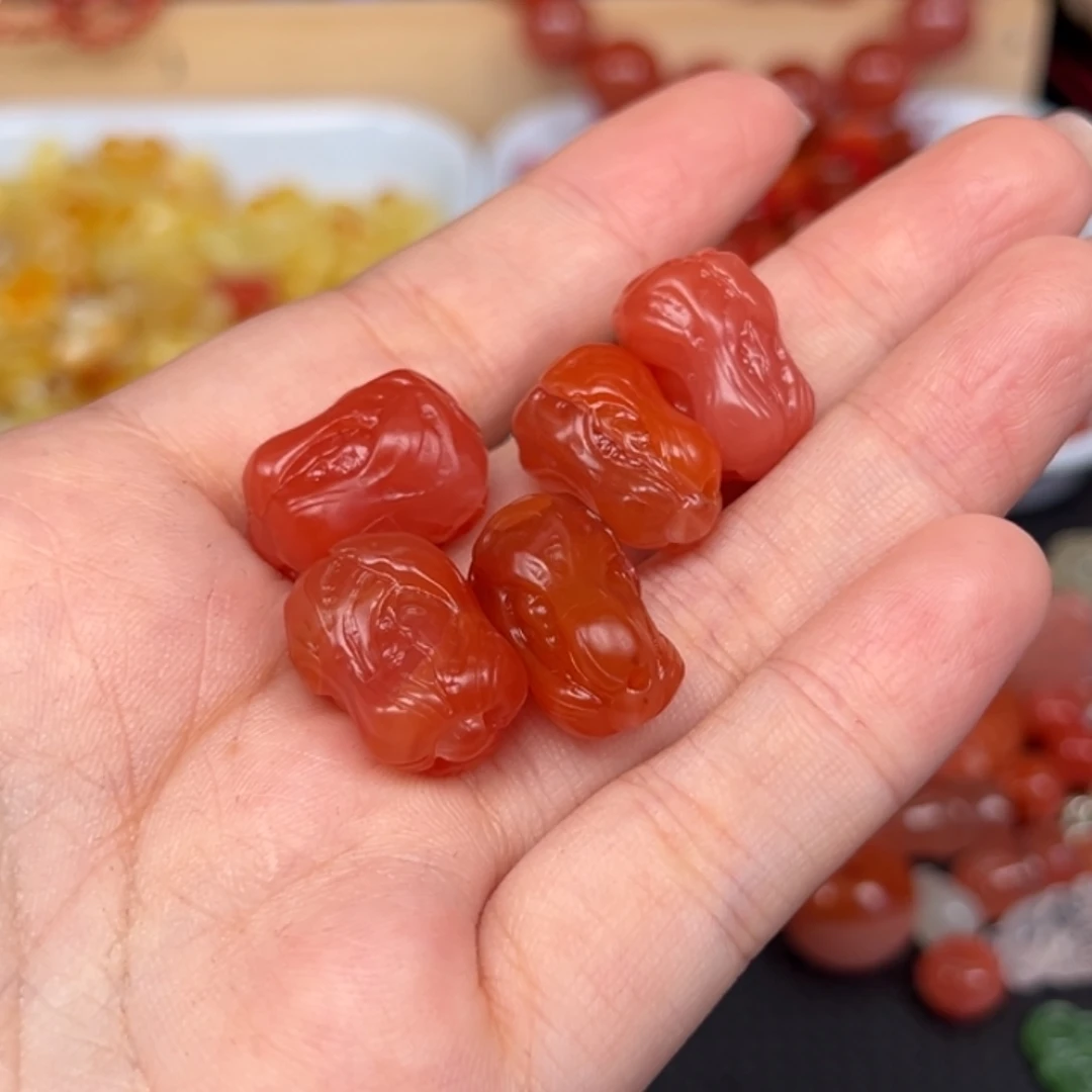 茉***莉南红玛瑙未镶嵌吊坠(不含链)