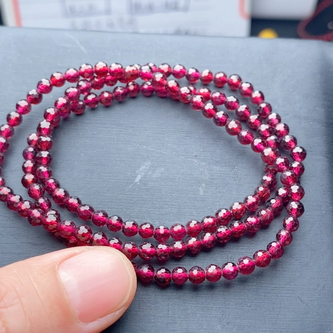 未镶嵌手链石榴石