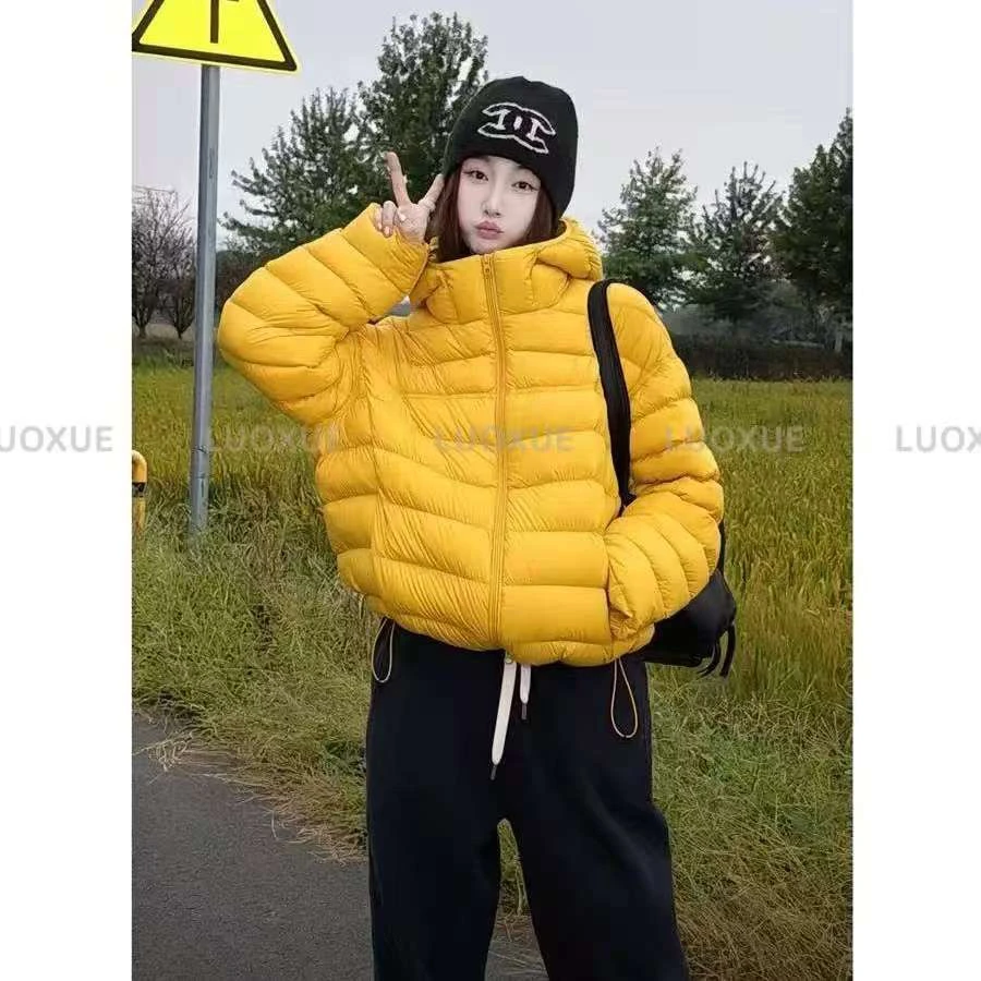 新款韩版连帽短款排骨保暖棉服886