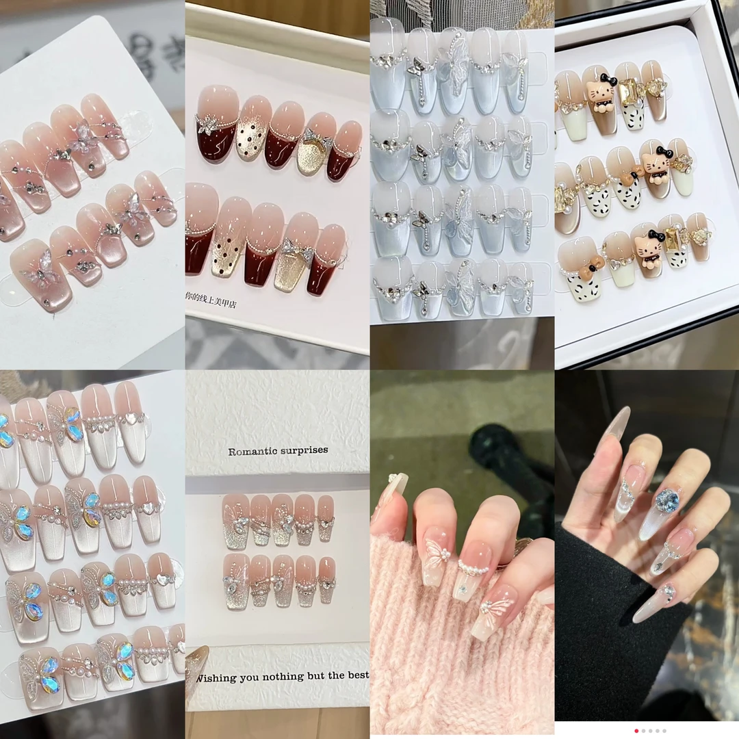 (151-270号)阿黛纯手工穿戴甲批量过款