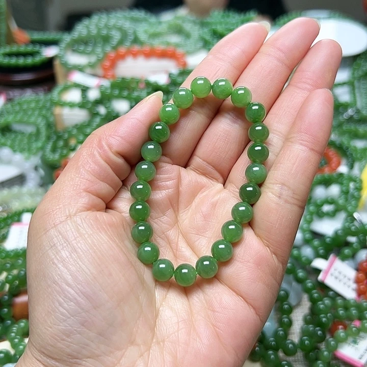 和田玉（碧玉）手串未镶嵌