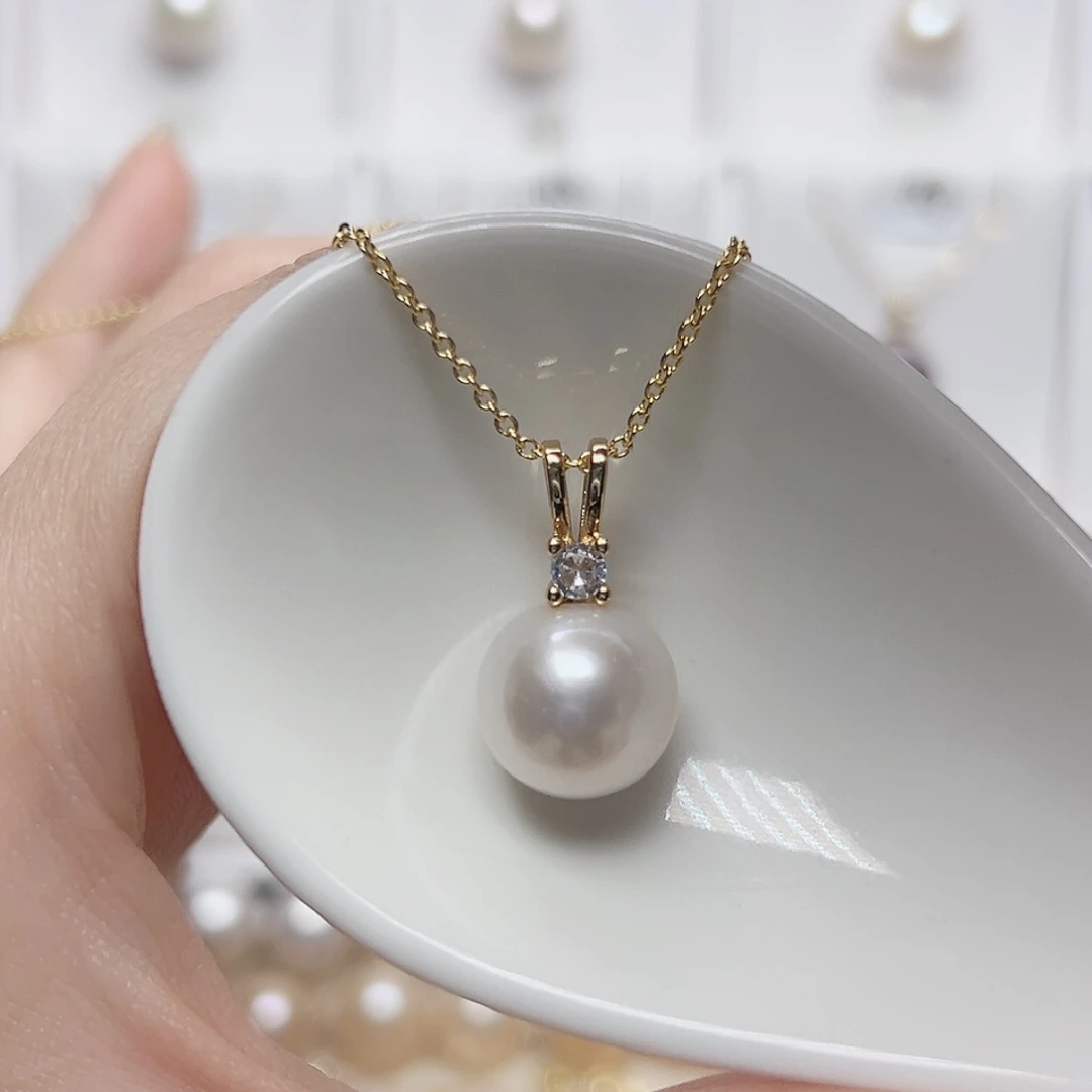 未镶嵌淡水珍珠吊坠(赠链)