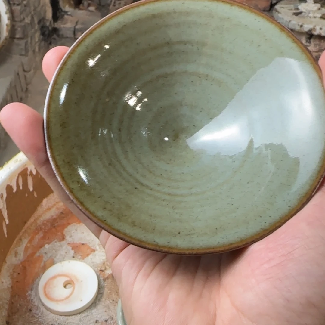 茶盏白丁柴窑斗笠