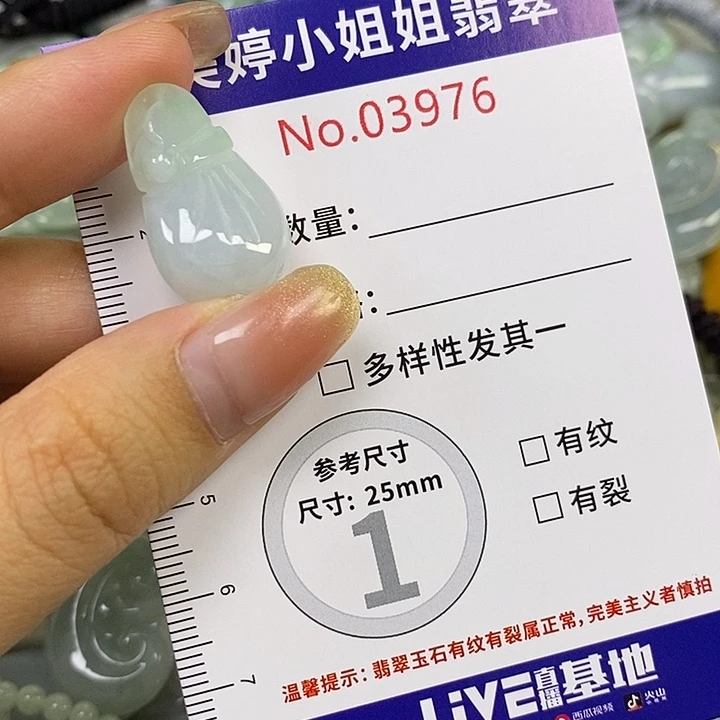 双***翡翠未镶嵌颈饰翡翠