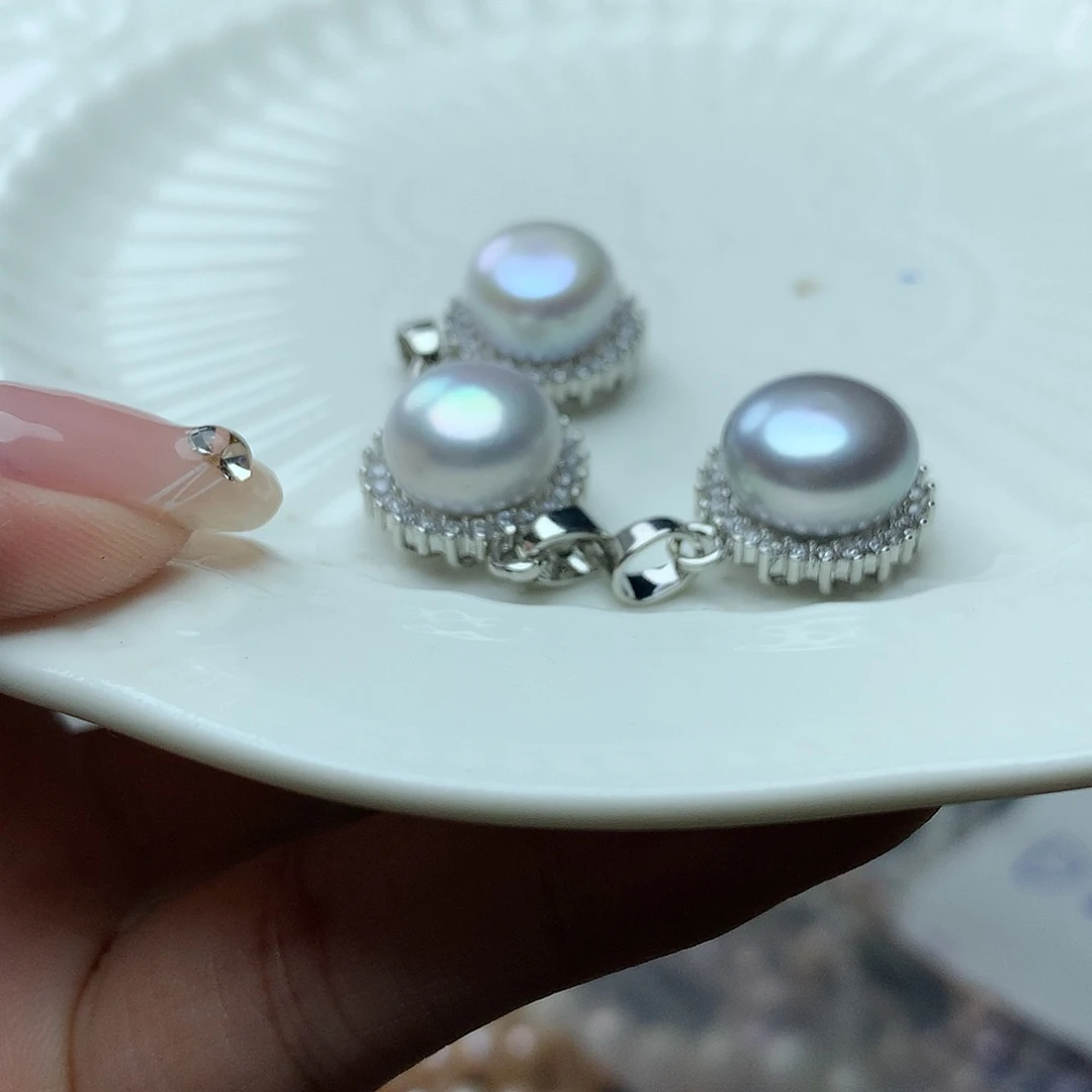 淡水珍珠12-13未镶嵌dz1吊坠