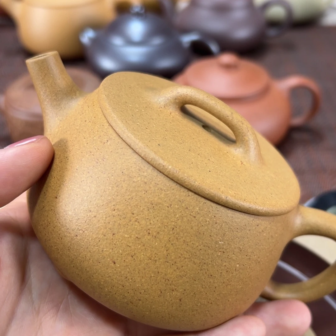 茶壶紫砂黄金段微瑕